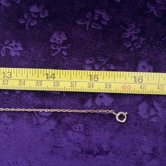 Gold Filled Signed TITAN Vintage Black Hematite Filigree Necklace, 16 inches - Picture 8 of 8